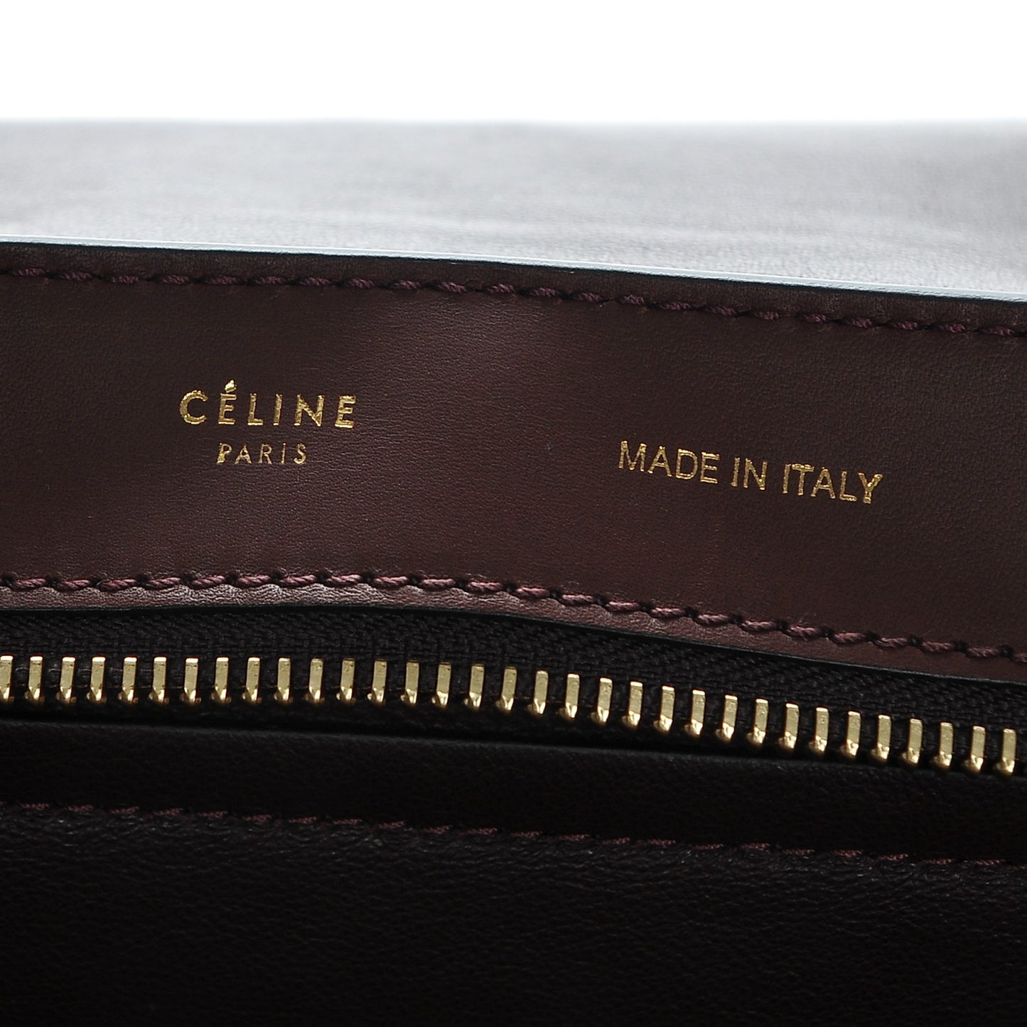 Smooth Calfskin Suede Medium Trapeze Burgundy