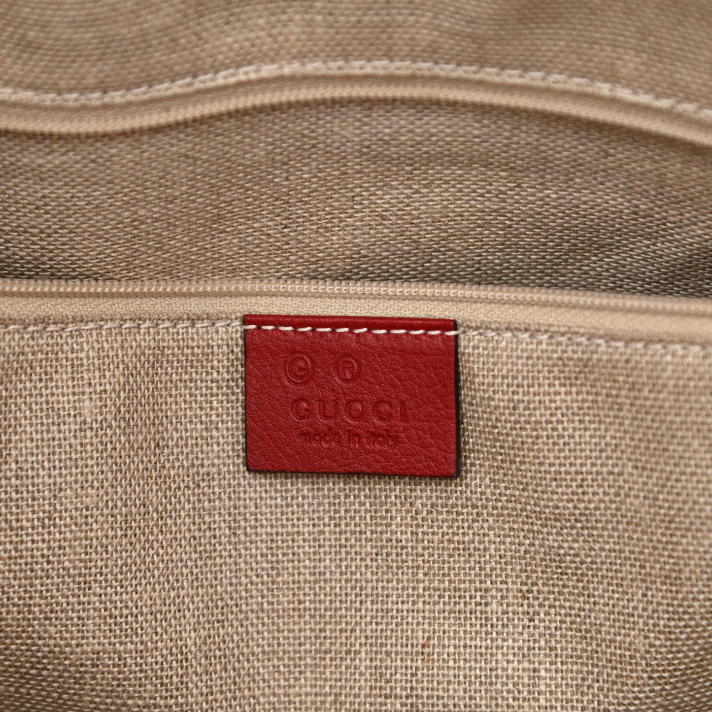 Soft Microguccissima Large Dome Satchel Red