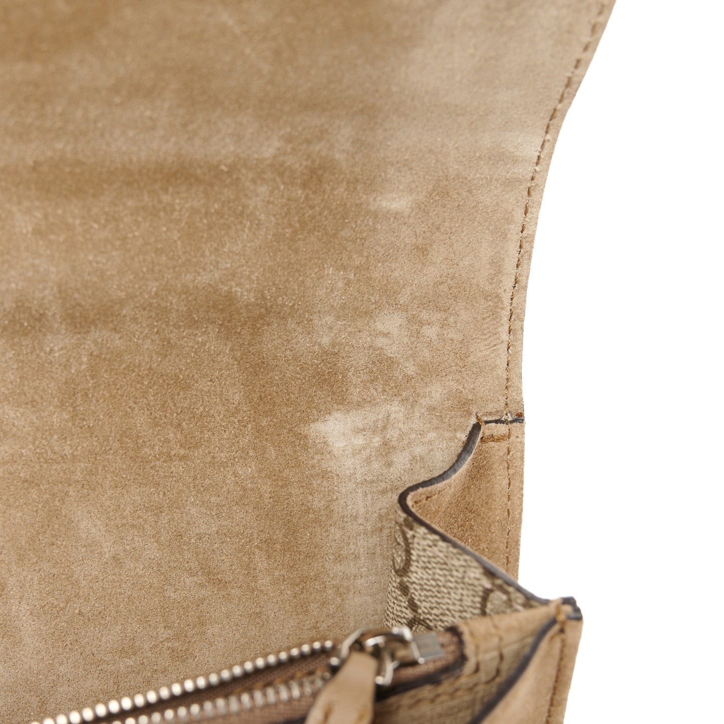 GG Supreme Monogram Small Dionysus Shoulder Bag Taupe