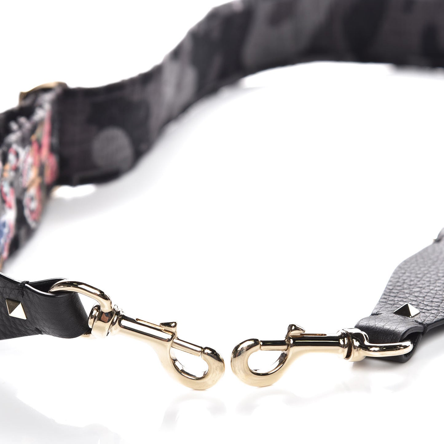 Canvas Camubutterfly Rockstud Guitar Strap Multicolor