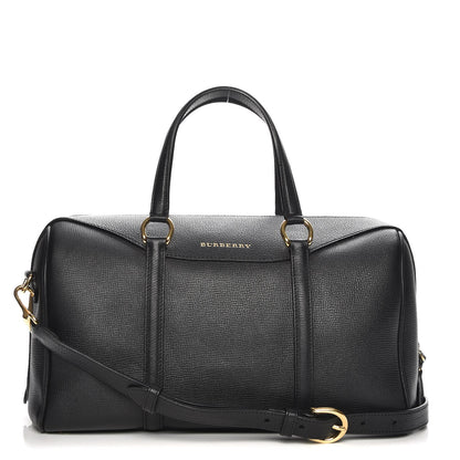 Burberry Derby Calfskin Medium Alchester Bowling Bag Black 1 of 8