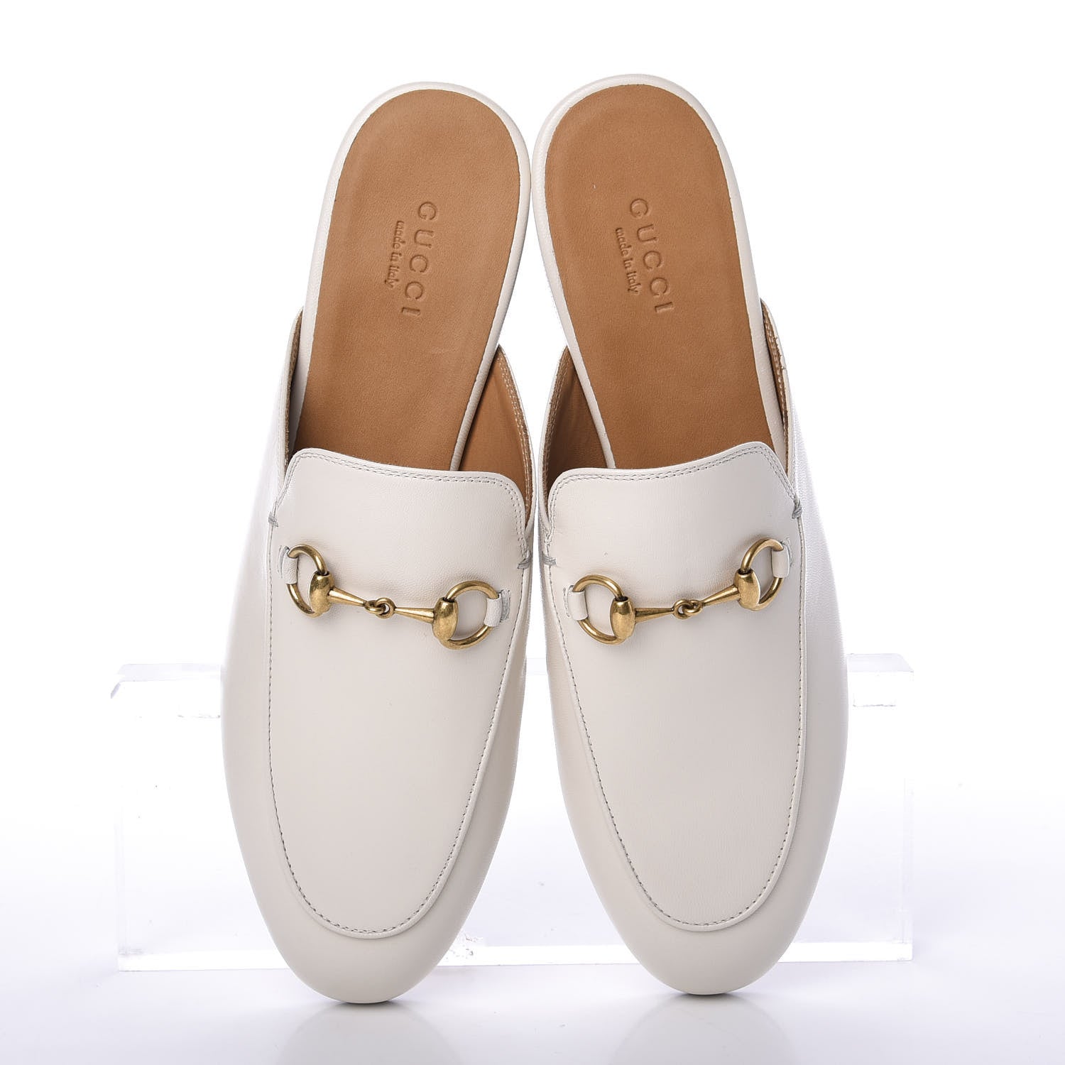 Gucci Malaga Kid Womens Princetown Slippers 37 Mystic White 5 of 11
