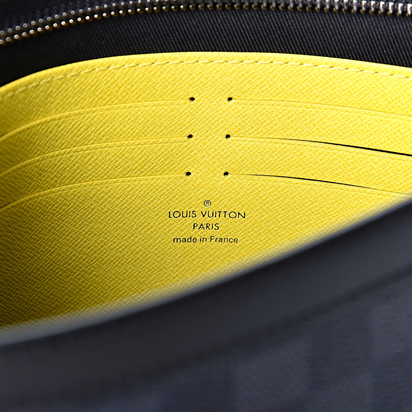 Damier Graphite Pochette Voyage MM Yellow