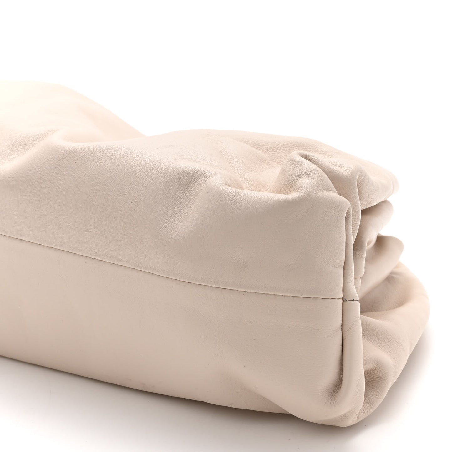 Smooth Butter Calf The Pouch Oversized Clutch Plaster