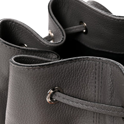 Alexander McQueen Calfskin Bucket Bag Grey 13 of 14