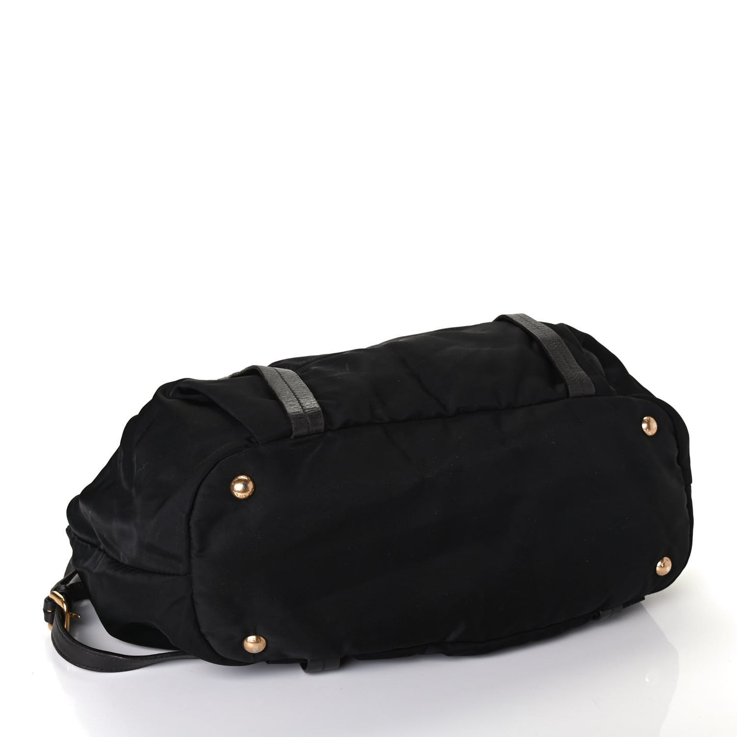 Tessuto Nylon Jacquard Logo Tote Black