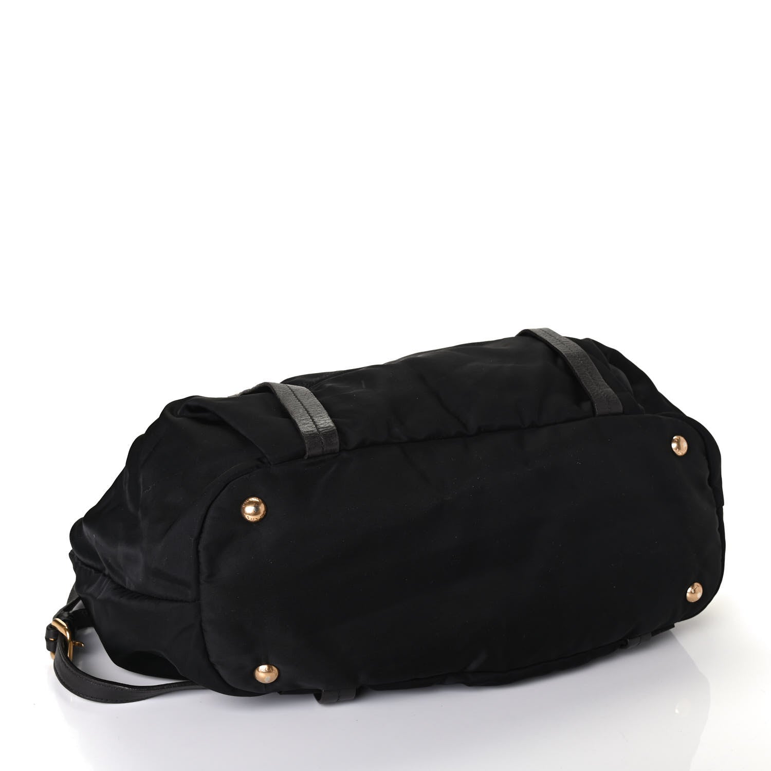 Prada Tessuto Nylon Jacquard Logo Tote Black 3 of 4