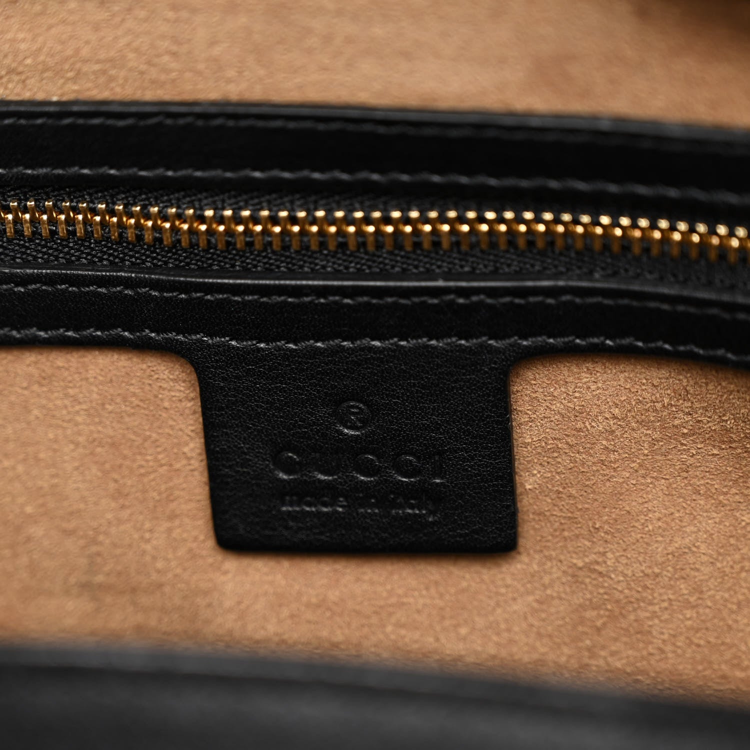 Gucci GG Supreme Monogram Medium Padlock Tote Black 6 of 10