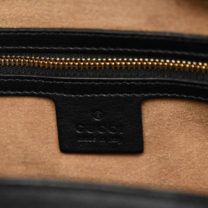 Gucci GG Supreme Monogram Medium Padlock Tote Black 6 of 10