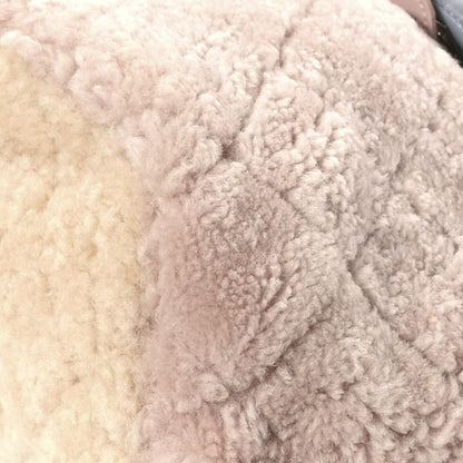 Chanel Shearling Sheepskin Small Urban Spirit Backpack Gray Pink Beige 10 of 10