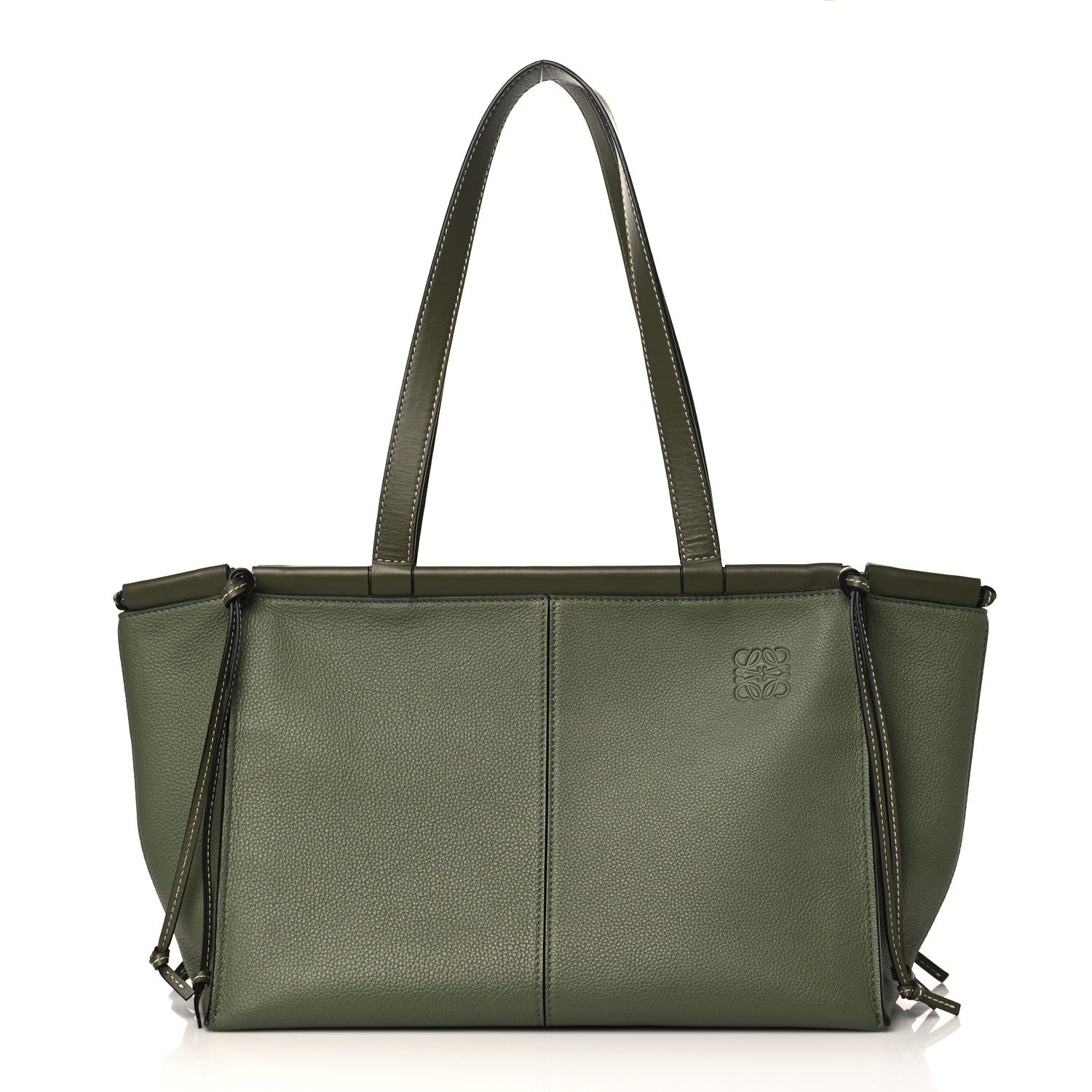 Loewe Soft Grained Calfskin Small Cushion Tote Avocado 1 of 8