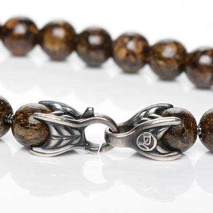 David Yurman Sterling Silver 8mm Spiritual Beads Bracelet 4 of 5