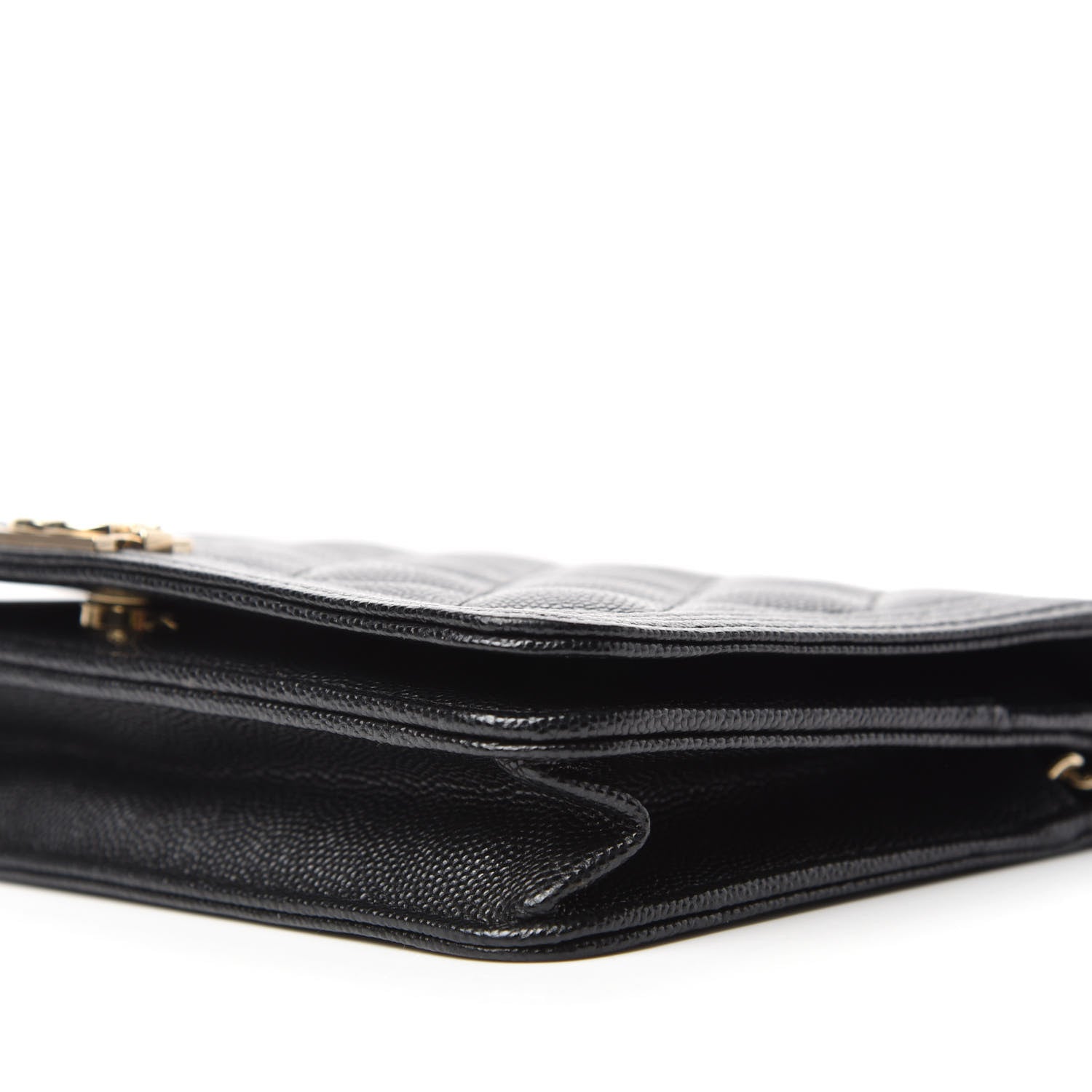 Chanel Caviar Quilted Boy Wallet On Chain WOC Black 7 of 12
