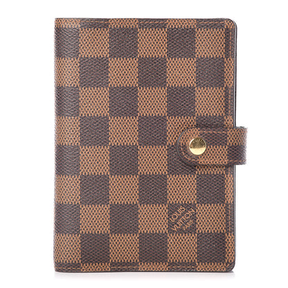 Louis Vuitton Damier Ebene Small Ring Agenda Cover 1 of 8