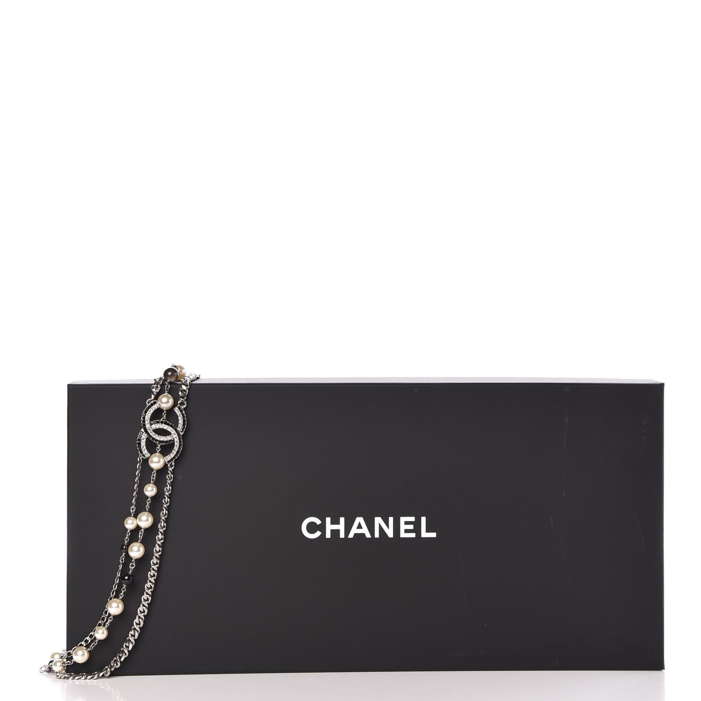 Pearl Crystal CC Double Strand Fancy Belt Pearly White