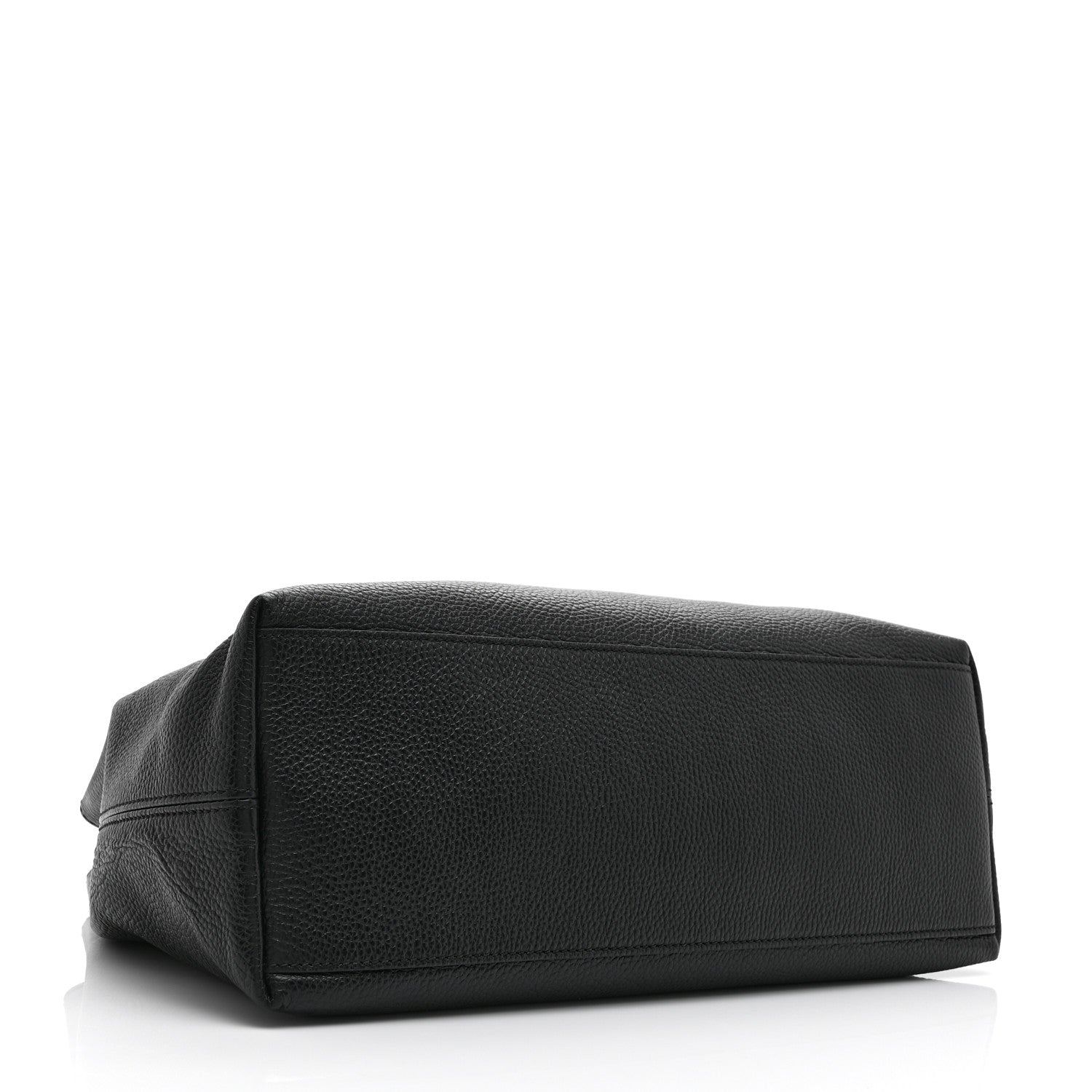 Gucci Pebbled Calfskin Medium Soho Chain Shoulder Bag Black 4 of 11