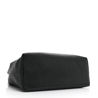Gucci Pebbled Calfskin Medium Soho Chain Shoulder Bag Black 4 of 11