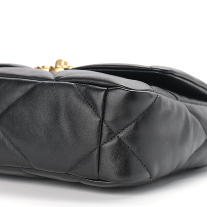 Chanel Lambskin Quilted Medium Chanel 19 Flap Black 10 of 11