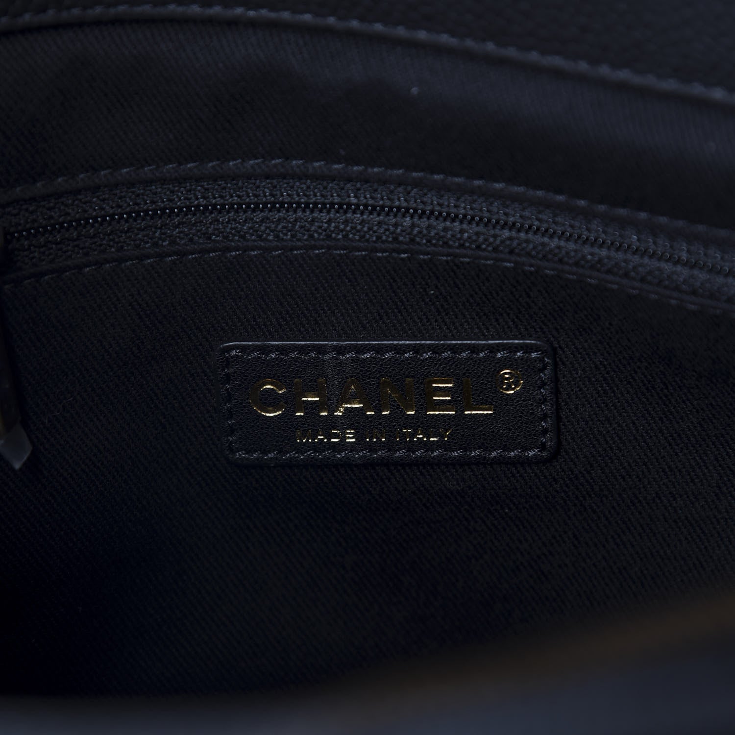 Chanel Iridescent Caviar Chic Quilt Tote Black 8 of 11