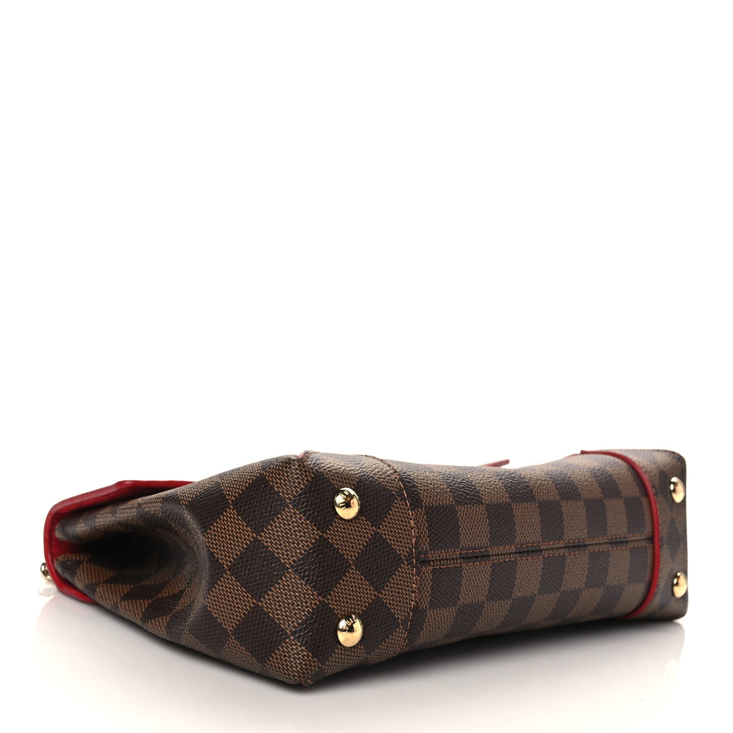 Damier Ebene Caissa Clutch Cherry