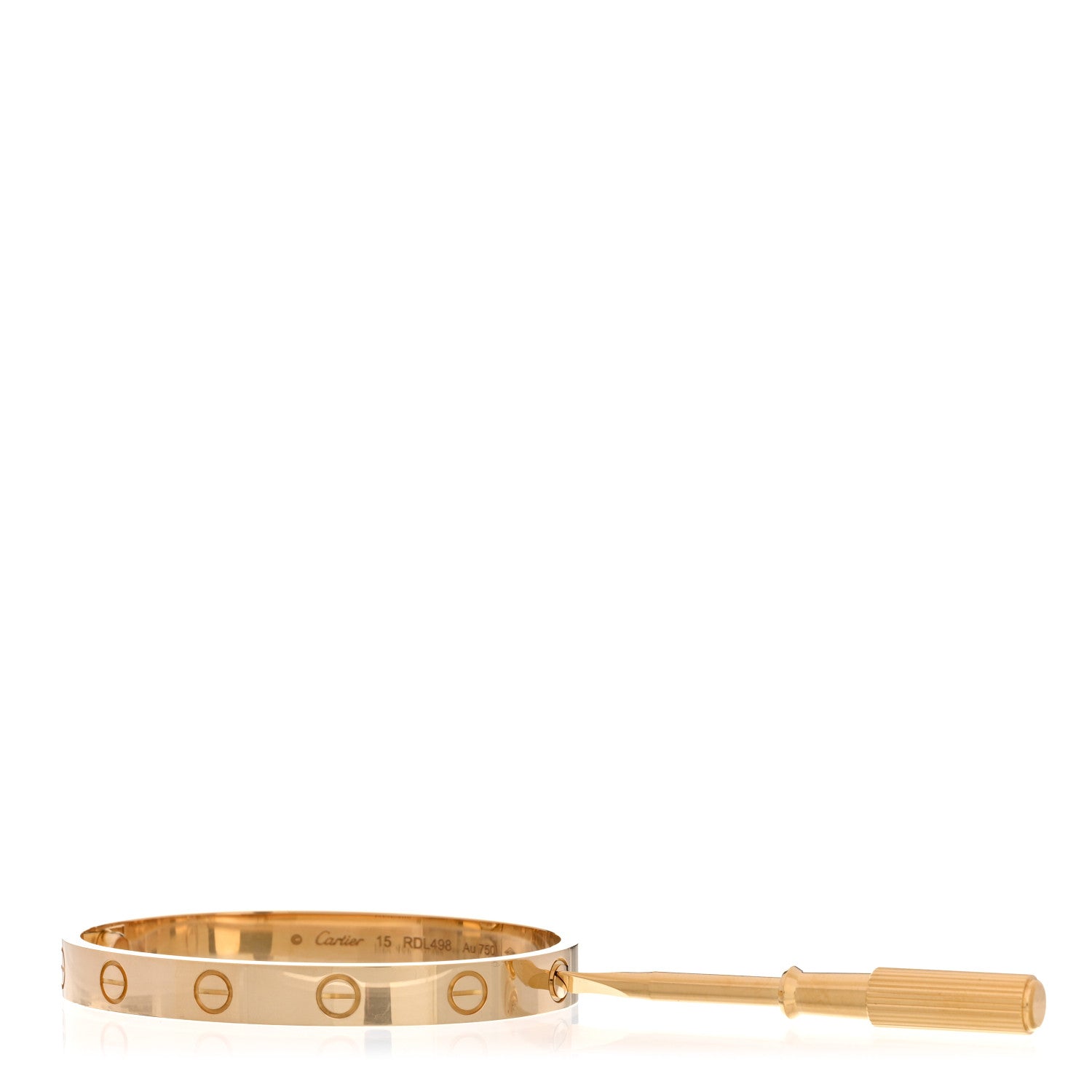 Cartier 18K Yellow Gold LOVE Bracelet 15 3 of 5