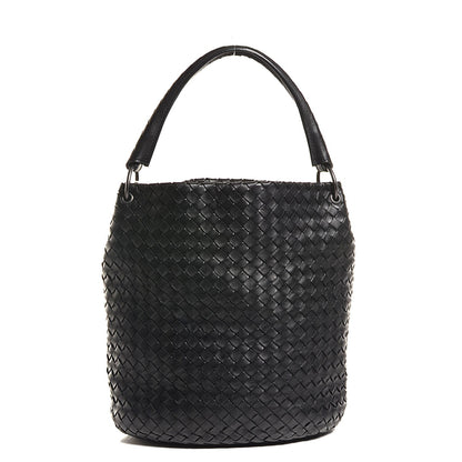 Bottega Veneta Nappa Intrecciato Bucket Bag Nero Black 1 of 8