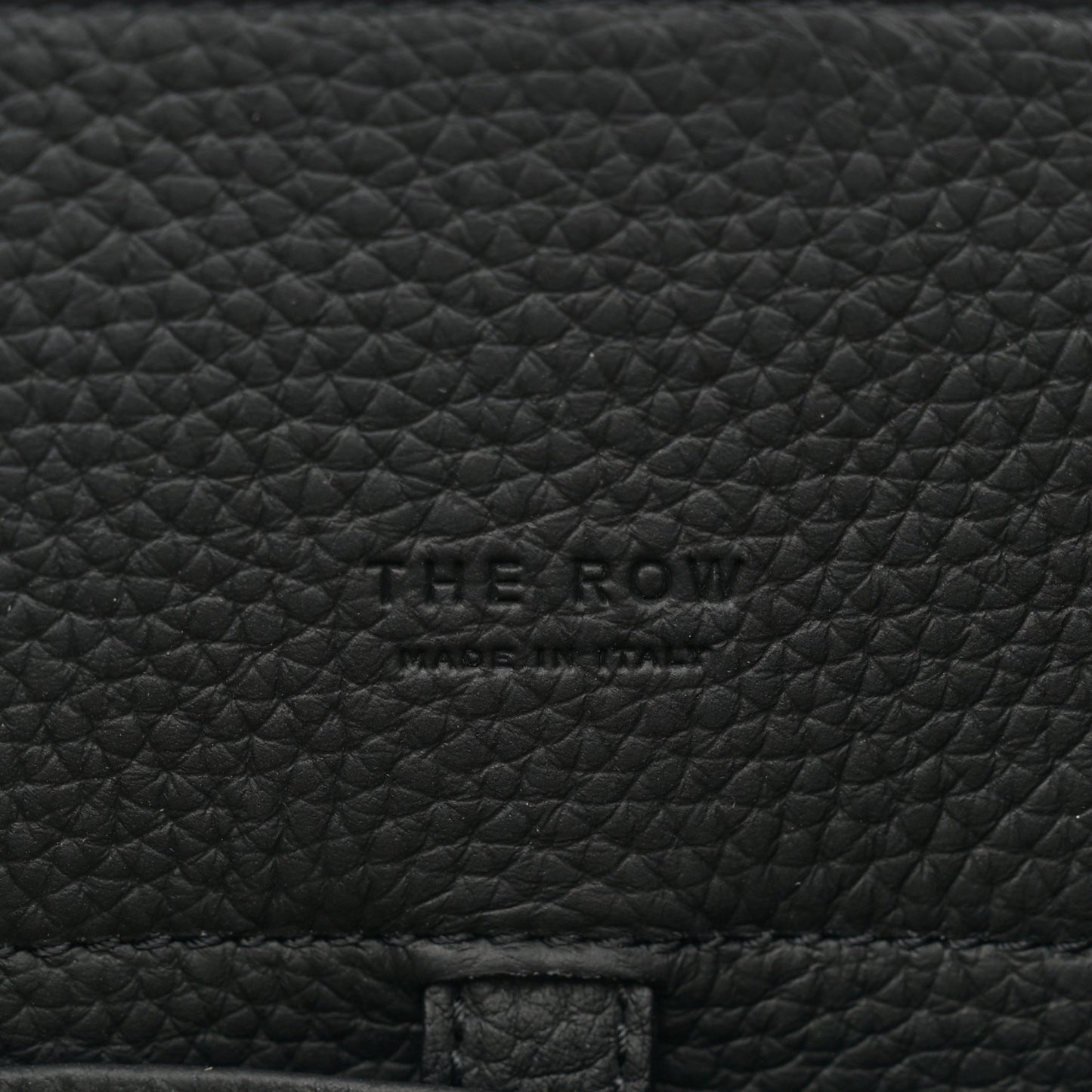 Grained Calfskin Soft Margaux 10 Bag Black