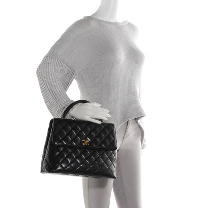 Chanel Caviar Quilted Jumbo Kelly Flap Black 4 of 9