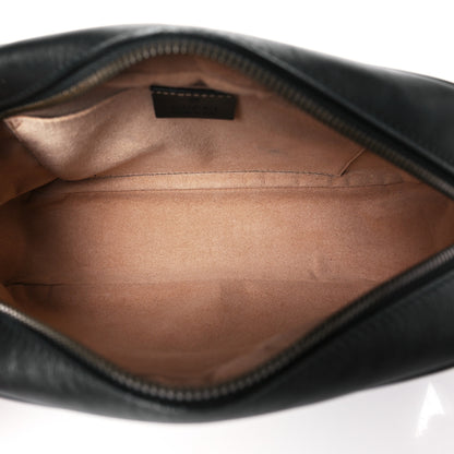 Gucci Calfskin Matelasse Small GG Marmont Chain Shoulder Bag Black 5 of 9