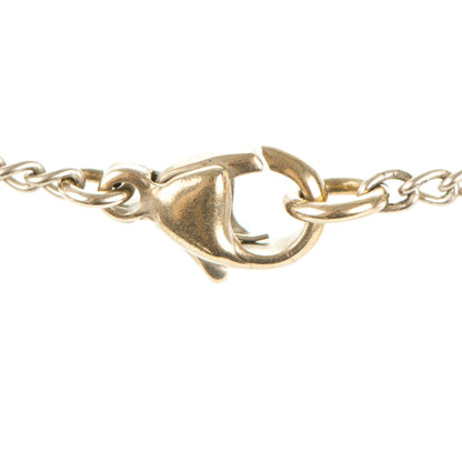 Chanel Crystal CC Four Leaf Clover Pendant Necklace Gold 4 of 5