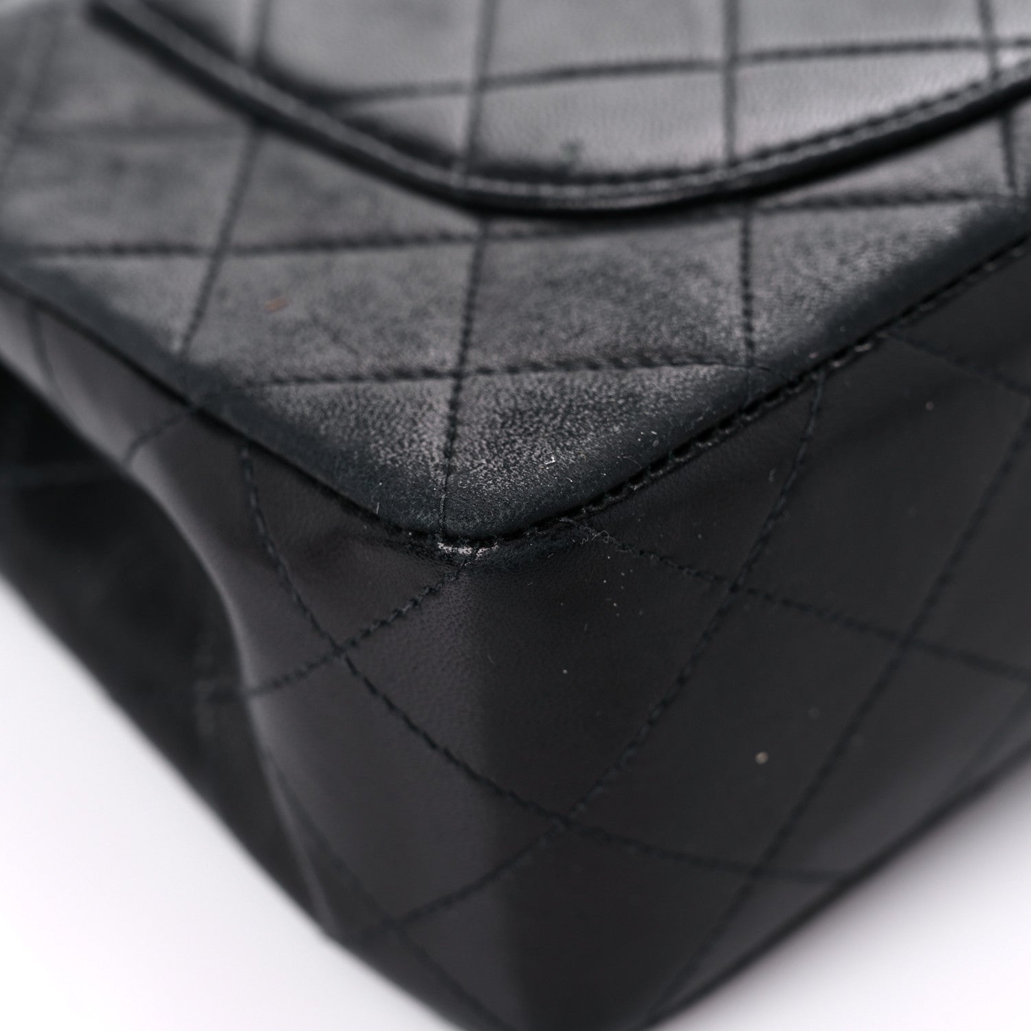 Chanel Lambskin Quilted Small Double Flap Black 10 of 24
