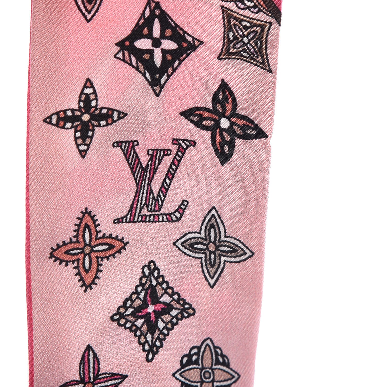 Louis Vuitton Silk Monogram Innocence BB Bandeau Rose 4 of 4