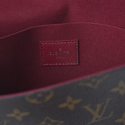 Louis Vuitton Monogram Pochette Felicie Chain Wallet Fuchsia 8 of 9