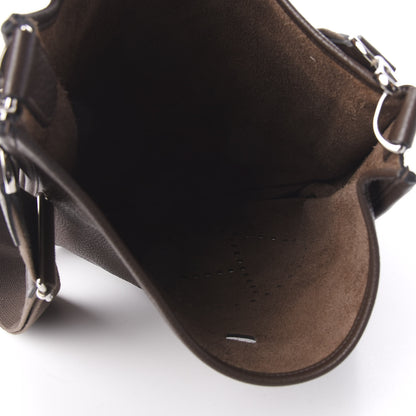 Hermes Taurillon Clemence Evelyne III GM Cacao 7 of 9