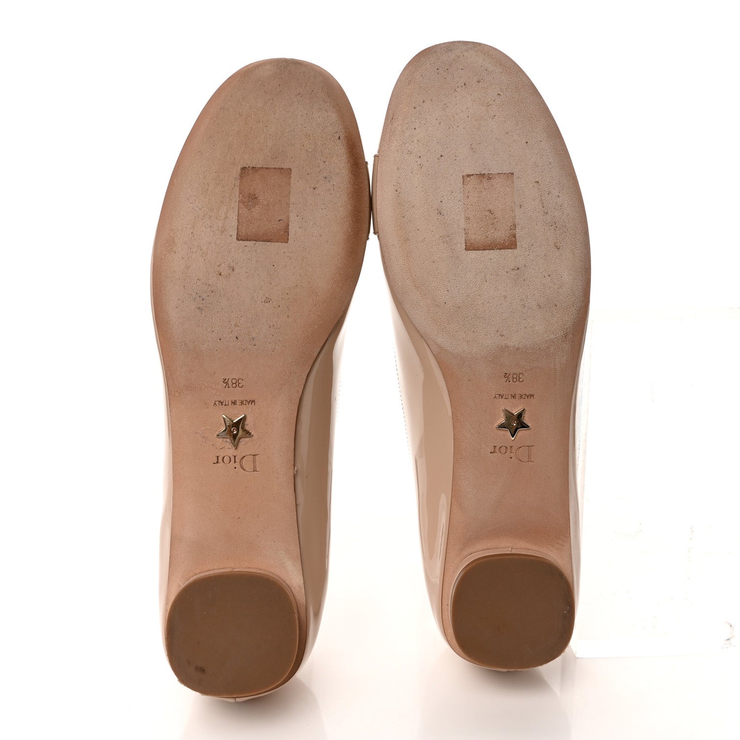 Patent Calfskin C'est Dior Ballet Flats 38.5 Chair