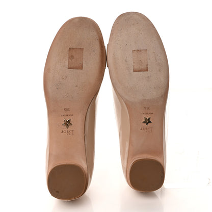 Christian Dior Patent Calfskin C'est Dior Ballet Flats 38.5 Chair 5 of 10