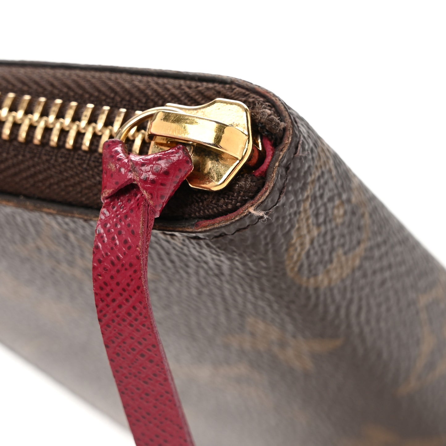 Monogram Clemence Wallet Fuchsia