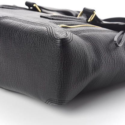 3.1 Phillip Lim 3.1 Textured Calfskin Medium Pashli Satchel Black 9 of 9