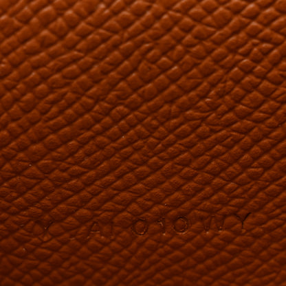 Hermes Epsom Mini Bearn Wallet Gold 7 of 8