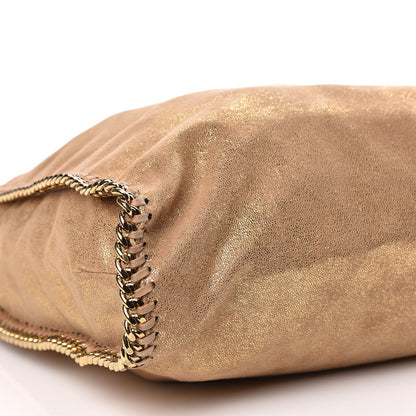 Stella McCartney Metallic Shaggy Deer Big Falabella Tote Gold 6 of 13