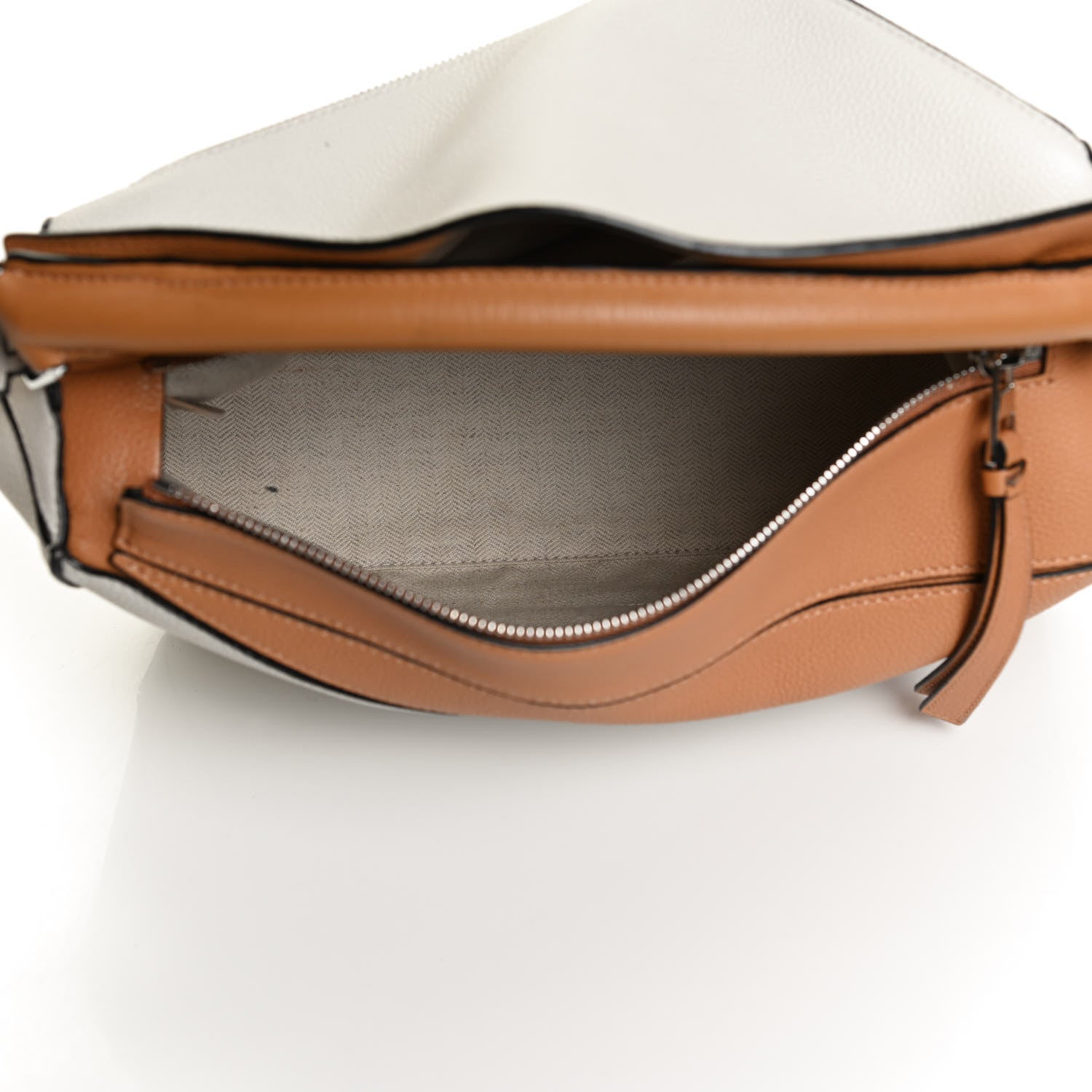 Loewe Calfskin Medium Puzzle Bag Tan Soft White 5 of 15