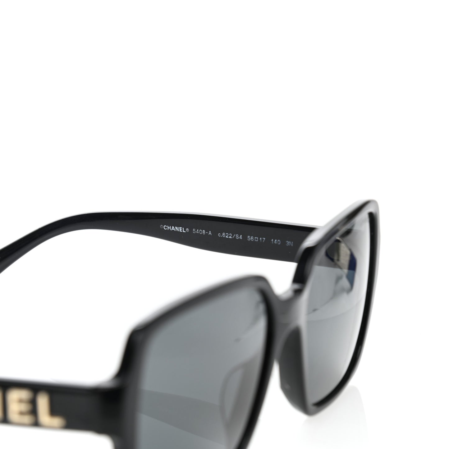 Acetate Polarized Square Sunglasses 5408 Black