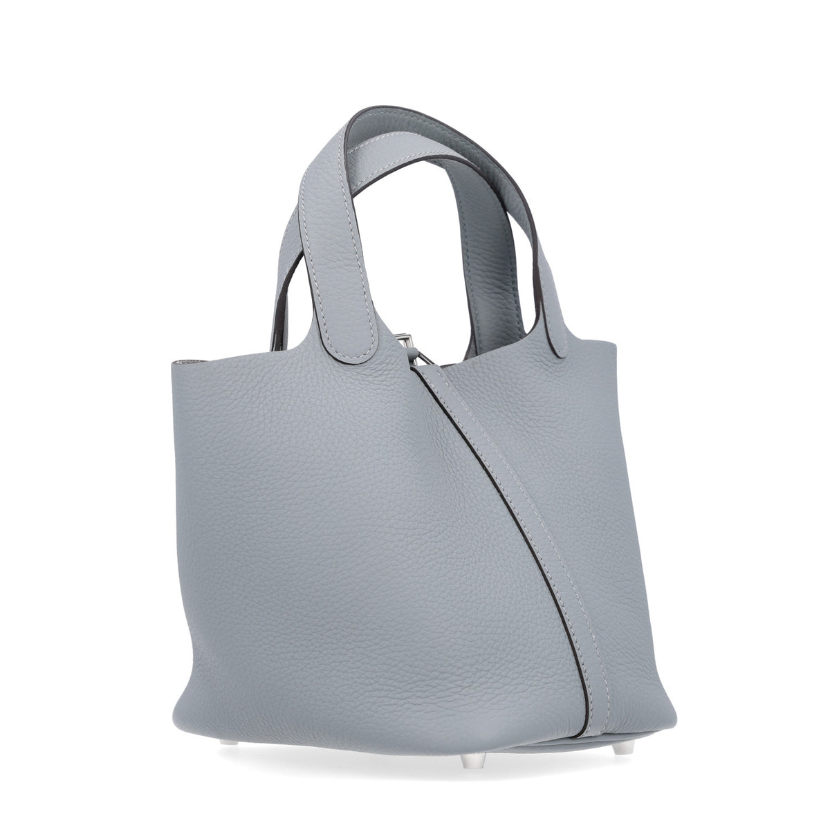 Hermes Taurillon Clemence Picotin Lock 18 PM Gris Pantin 3 of 11