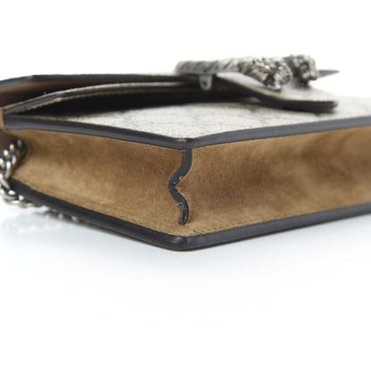 Gucci GG Supreme Monogram Super Mini Dionysus Shoulder Bag Taupe 8 of 11