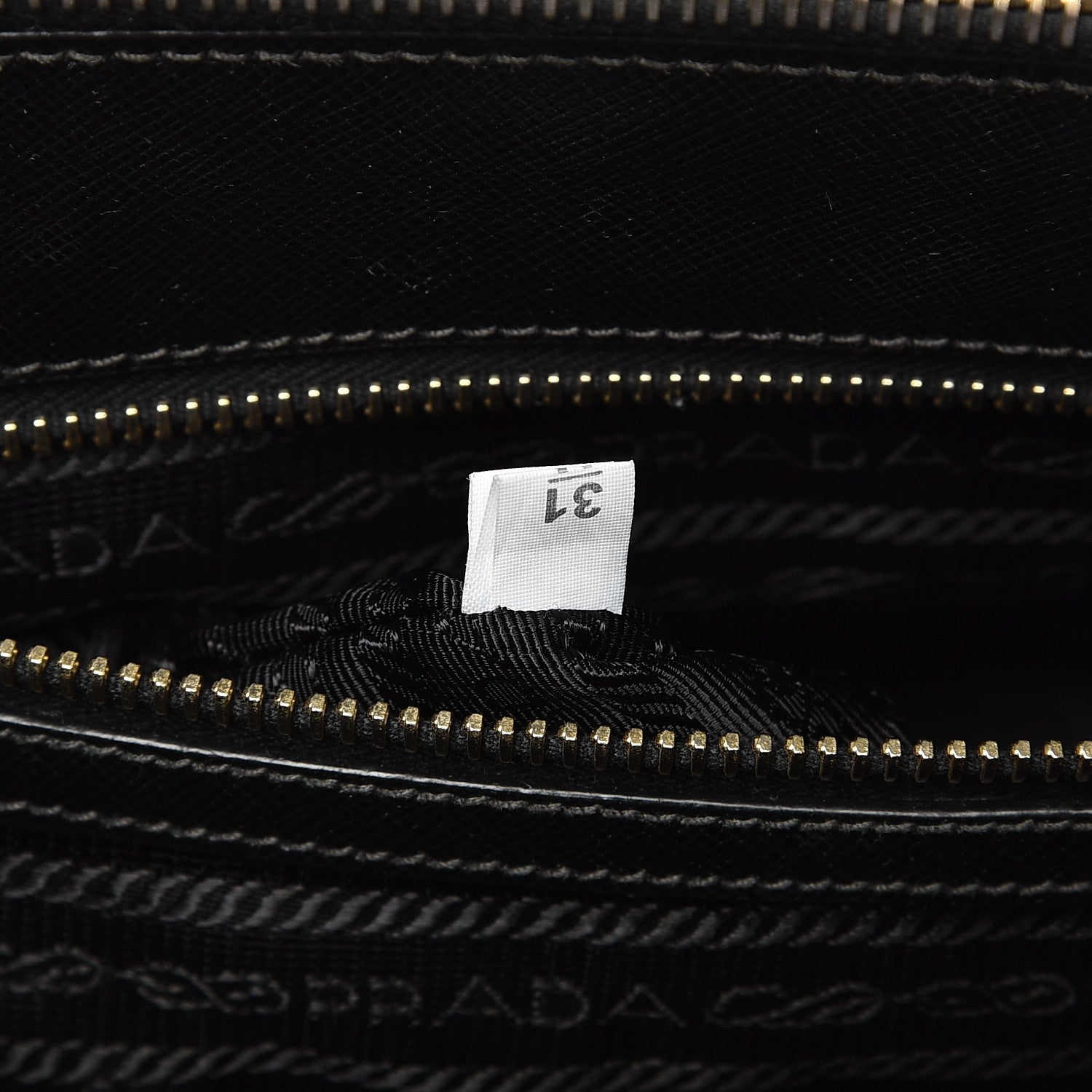 Prada Saffiano Medium Galleria Double Zip Tote Black 8 of 14