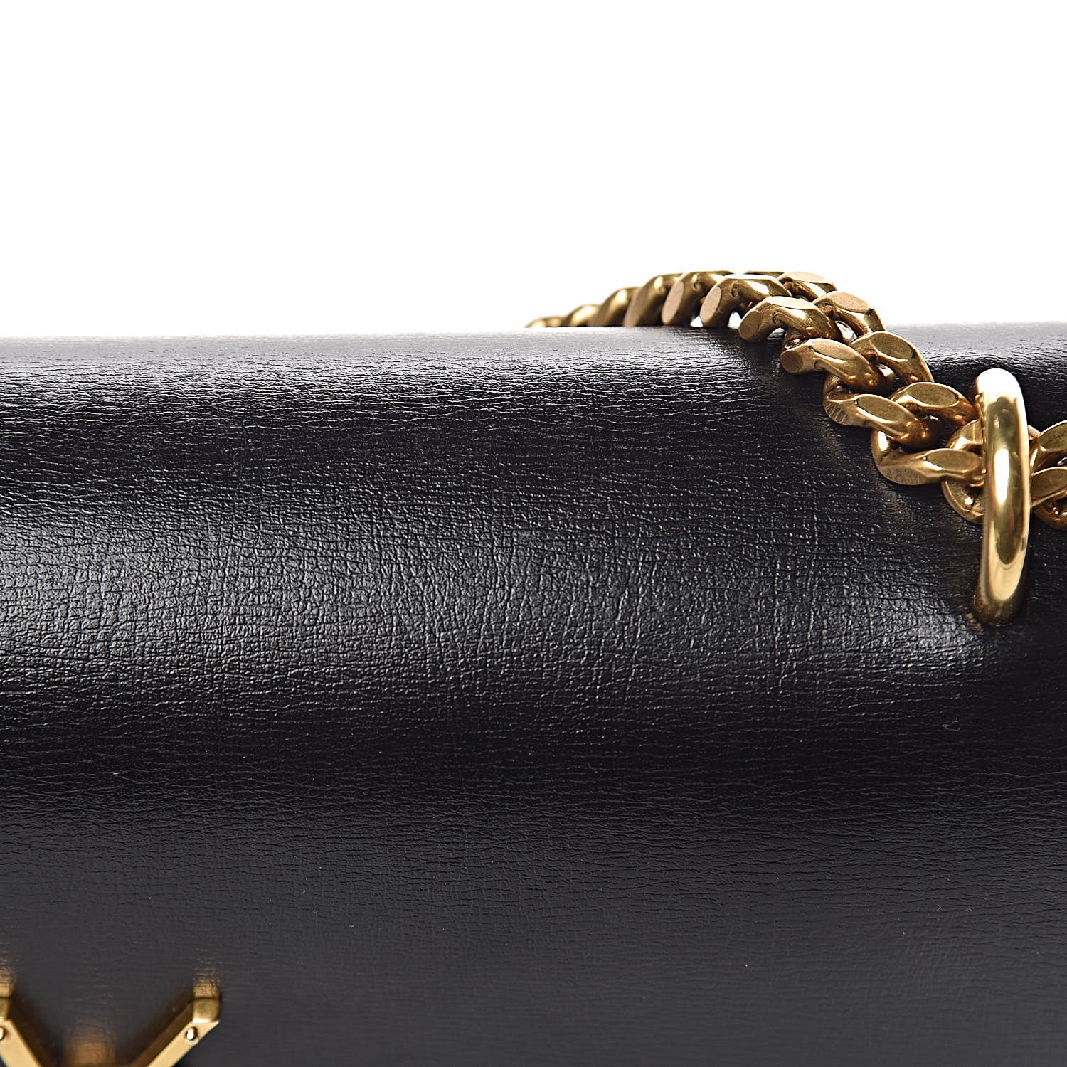 Saint Laurent Calfskin Medium Monogram Sunset Black 12 of 17