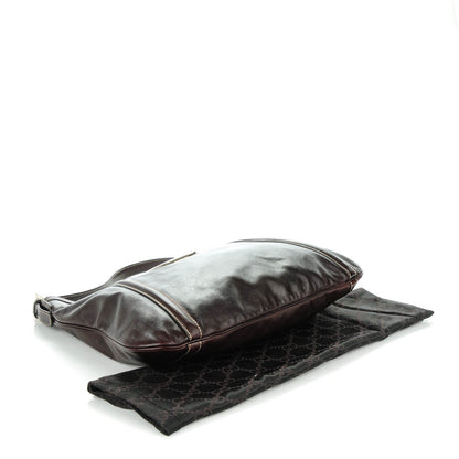 Gucci Calfskin Medium Britt Hobo Dark Brown 4 of 7