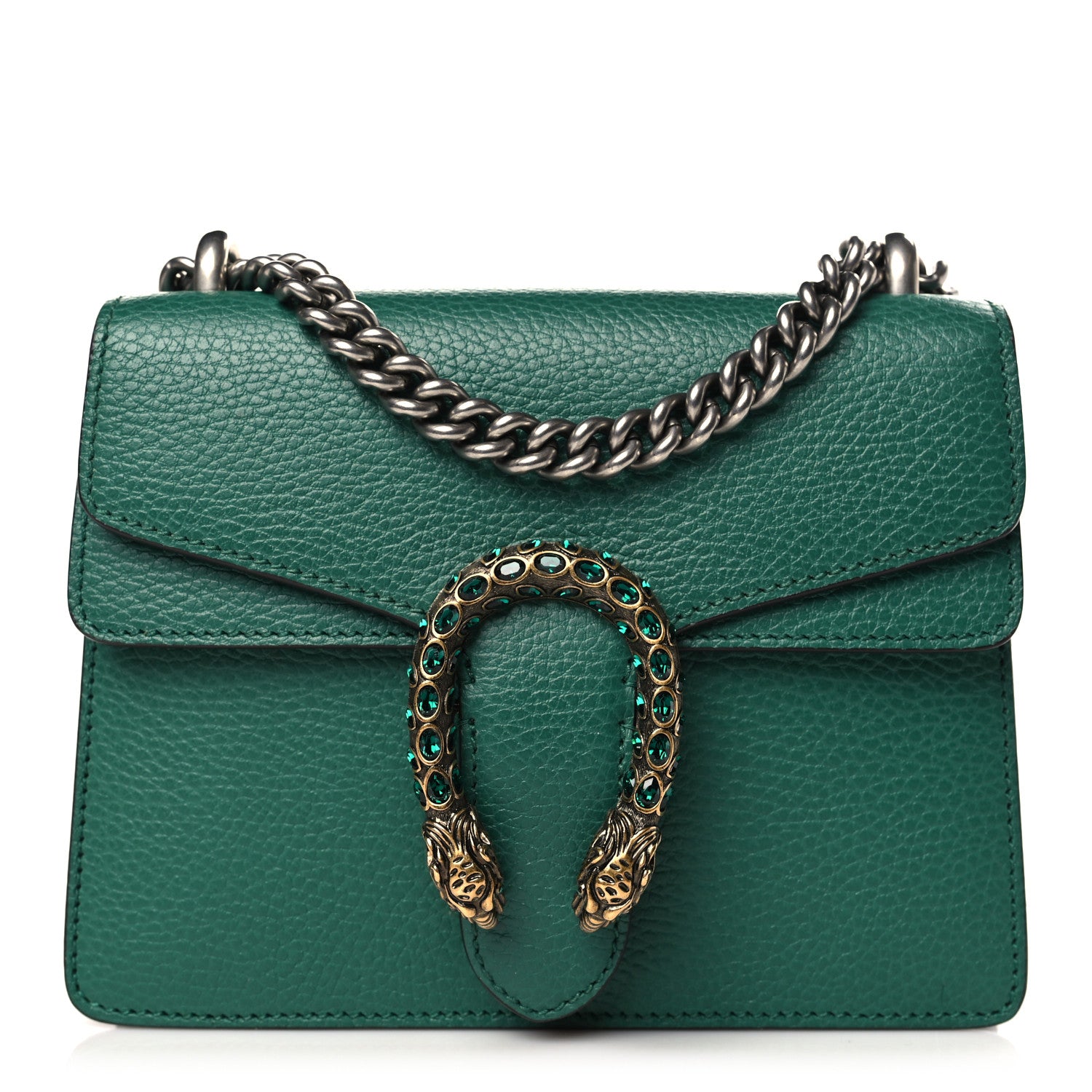 Gucci Calfskin Mini Dionysus Shoulder Bag Emerald 1 of 9