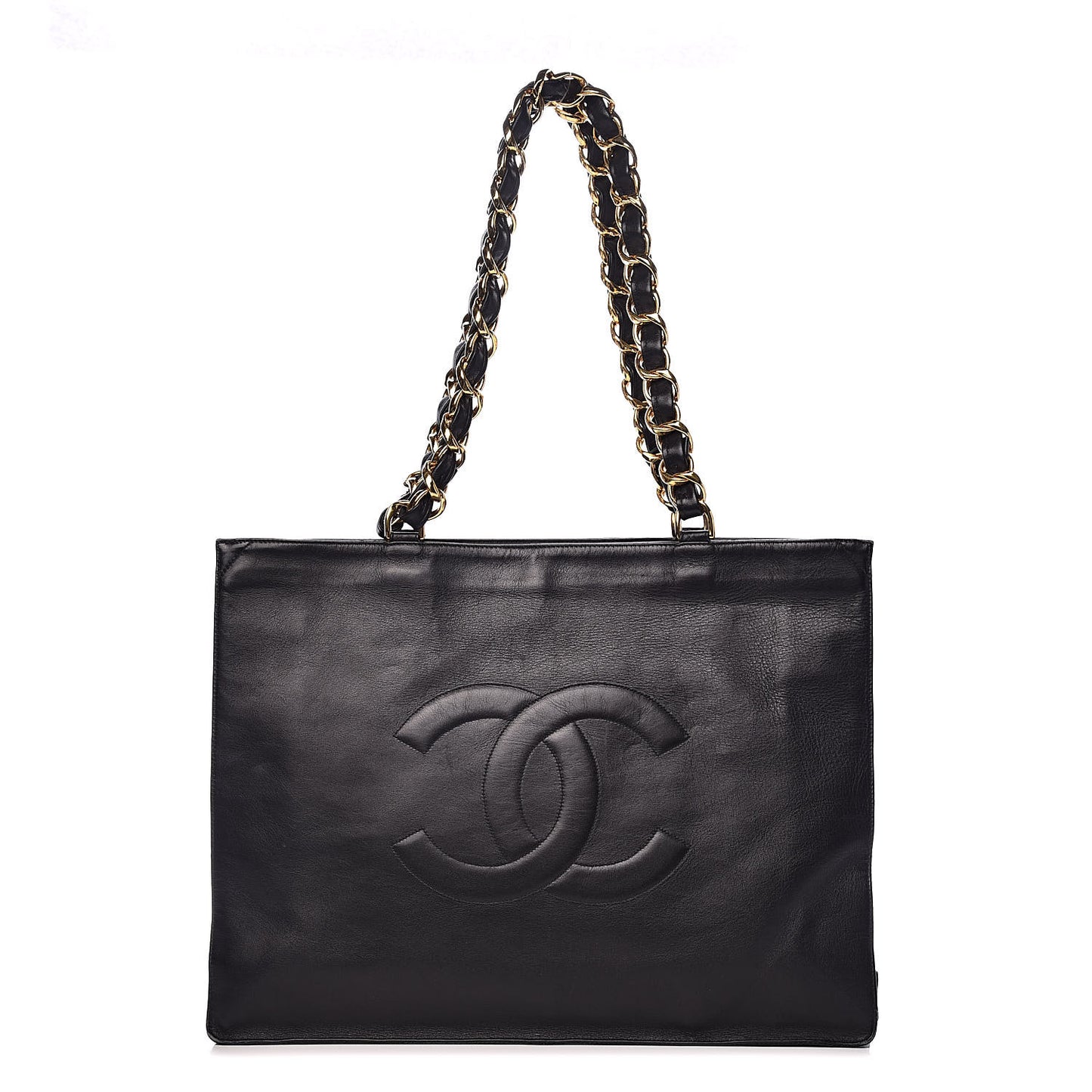 Lambskin CC Shoulder Bag Black