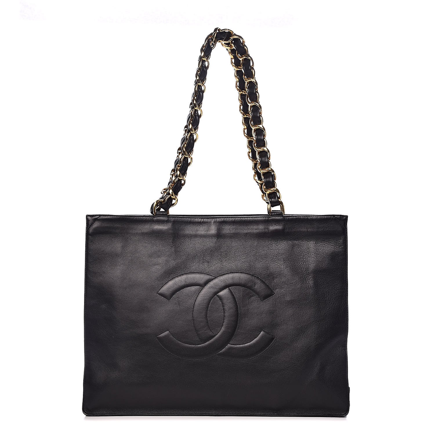 Chanel Lambskin CC Shoulder Bag Black 1 of 16